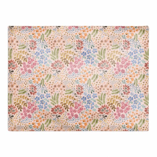 Wild Flower Floral Cotton Twill Placemat